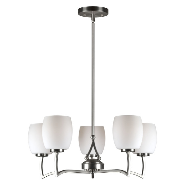 Forte 5 Light Chandelier 2588-05-55